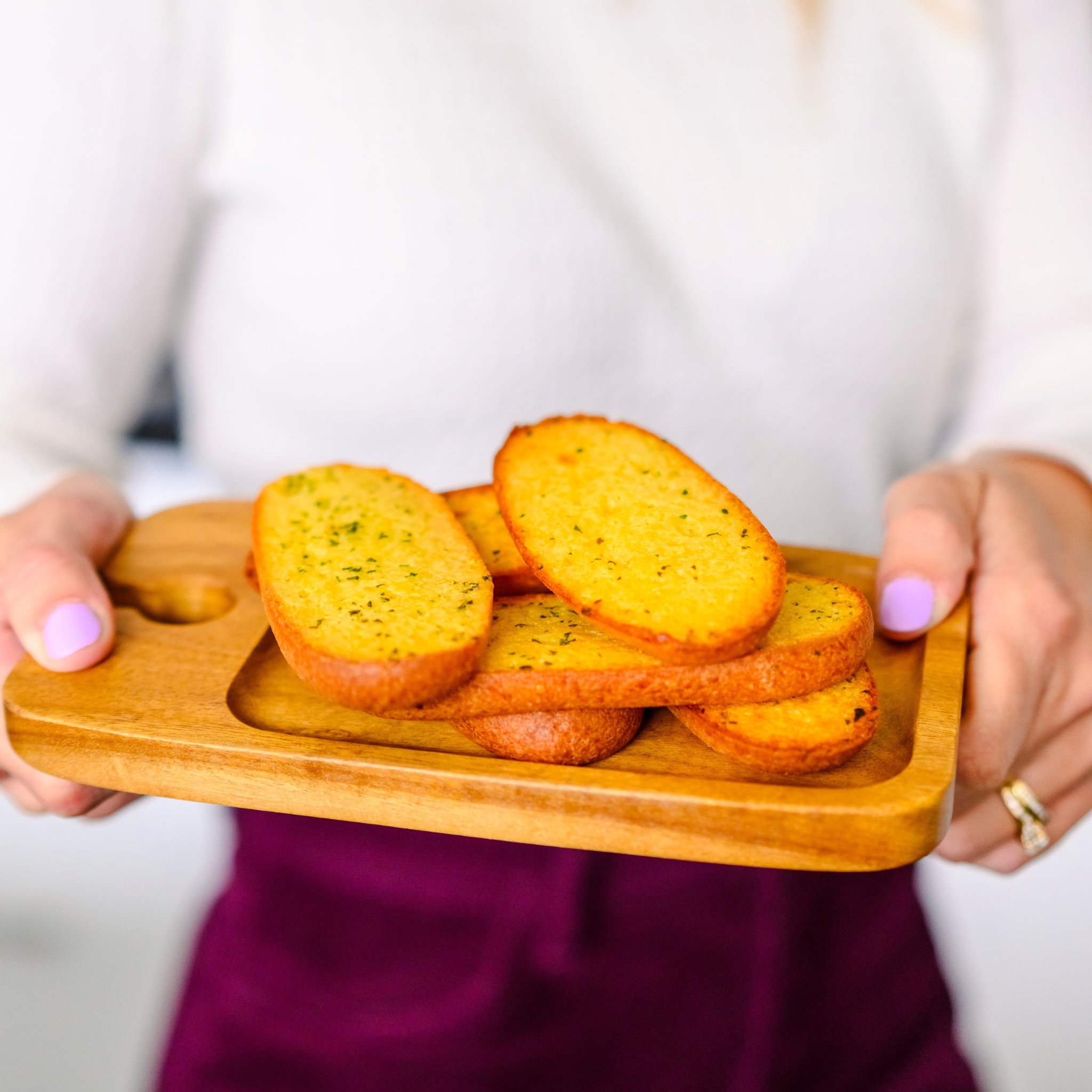 Keto Garlic Bread Dinner Rolls - 6 Pack