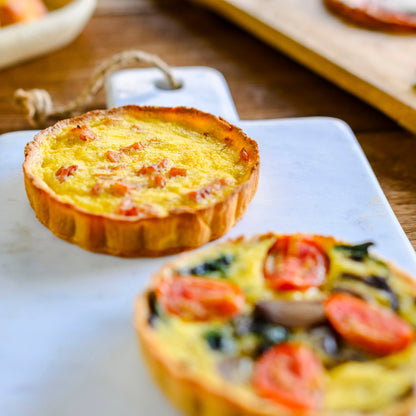 Keto Mushroom, Spinach & Tomato Quiche