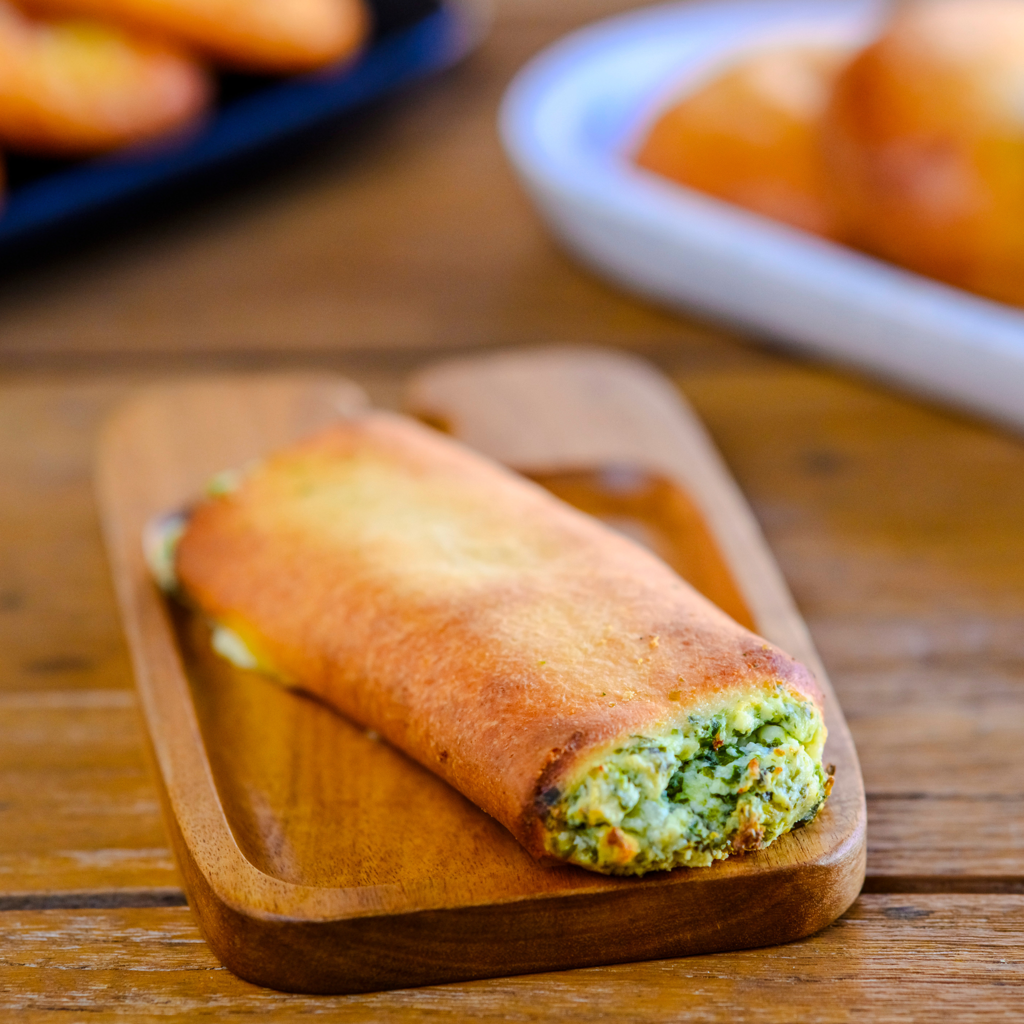 Keto Spinach and Ricotta Roll